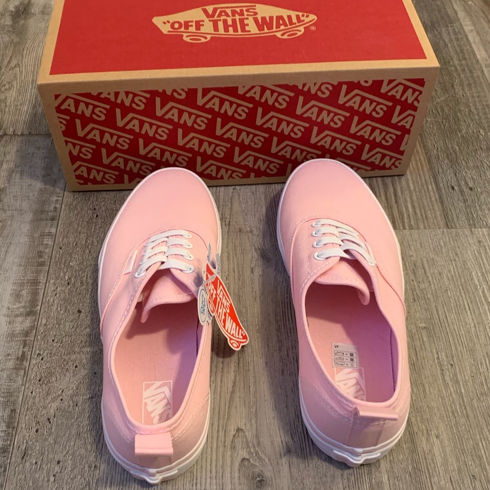 Vans authentic chalk pink and white shoes sneakers - Picture 6 of 8
